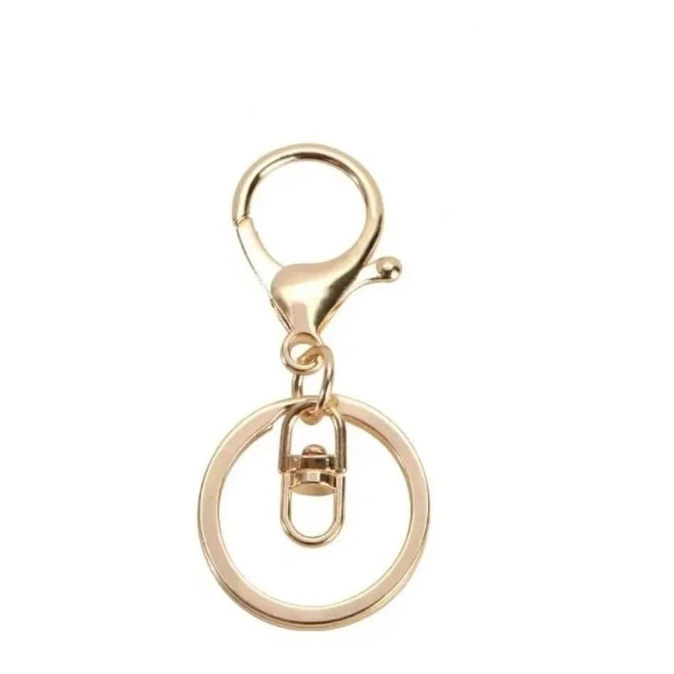 Fecho Mosquetão Lagosta Com Argola Italiana Chaveiro 30pçs