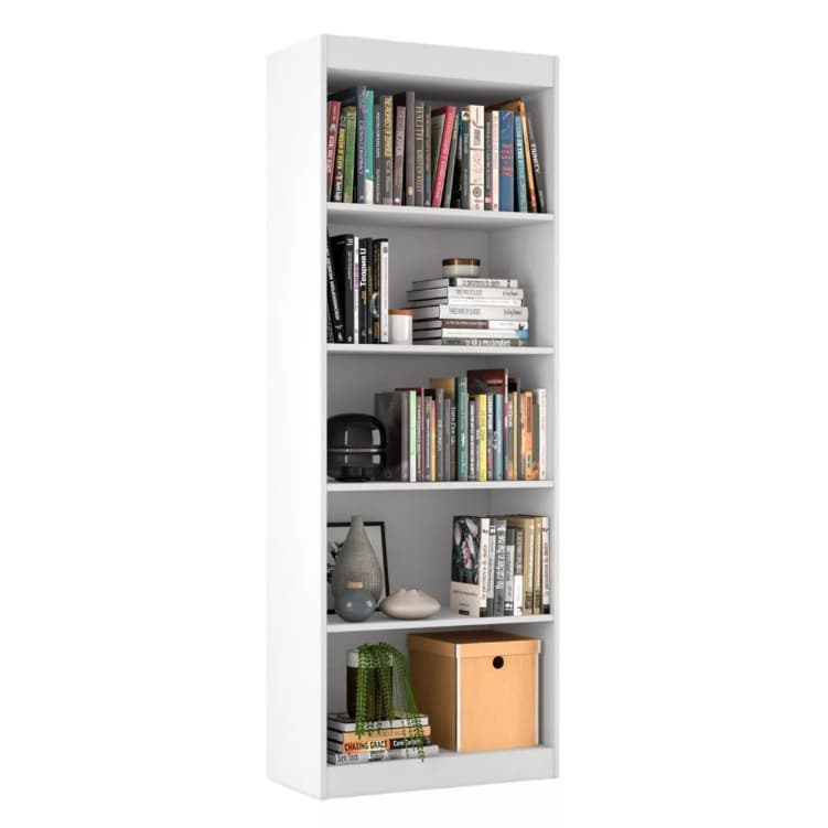 Livreiro Gold Organizador Escritório Para Sala Branco - E&A