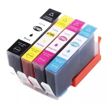 Kit 4 Cartucho Compatível 670xl Advantag 3525 4615 4625 5525