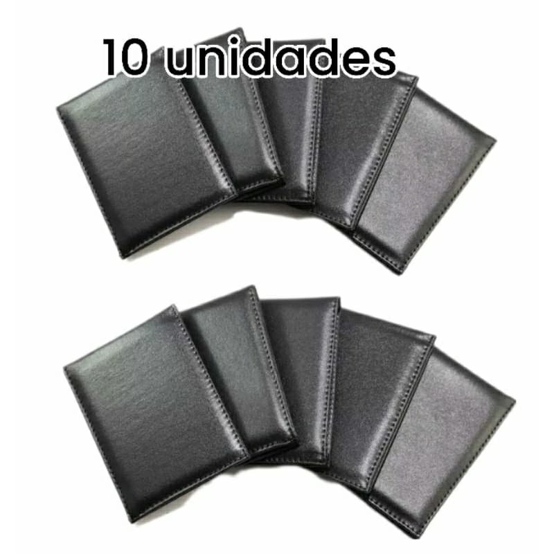 Kit Presente Para Padrinho de Casamento/ Carteira masculina couro sintético, Porta cartãos,(kit 10 unidades)