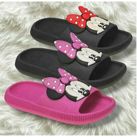 Chinelo Nuvem Da Minnie Super Leve e Macio Menina Juvenil 27 AO 40