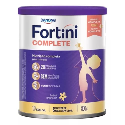 FORTINI COMPLETE Suplemento Alimentar em pó 800 gr Sabor Baunilha