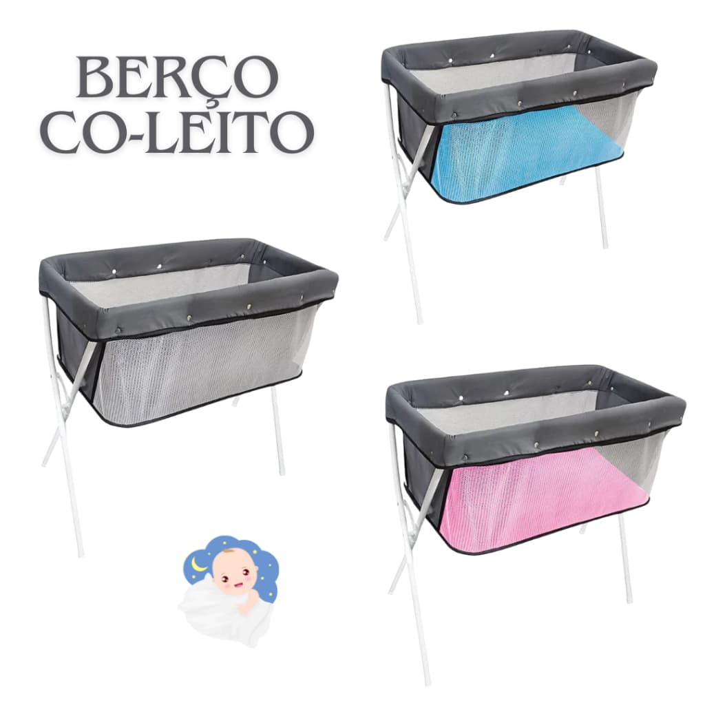 Berço Moises Portátil Intantil Co-Leito Compacto até 9kg - Scorpion