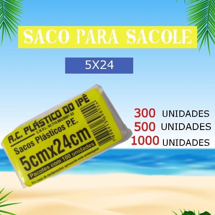 Saco Sacolé Geladinho Saquinho Chop Dindin Chup-chup  Dudu Dindin Suquinho  Flau   Chup-chup 5 cm x 24 cm - Marca IPE