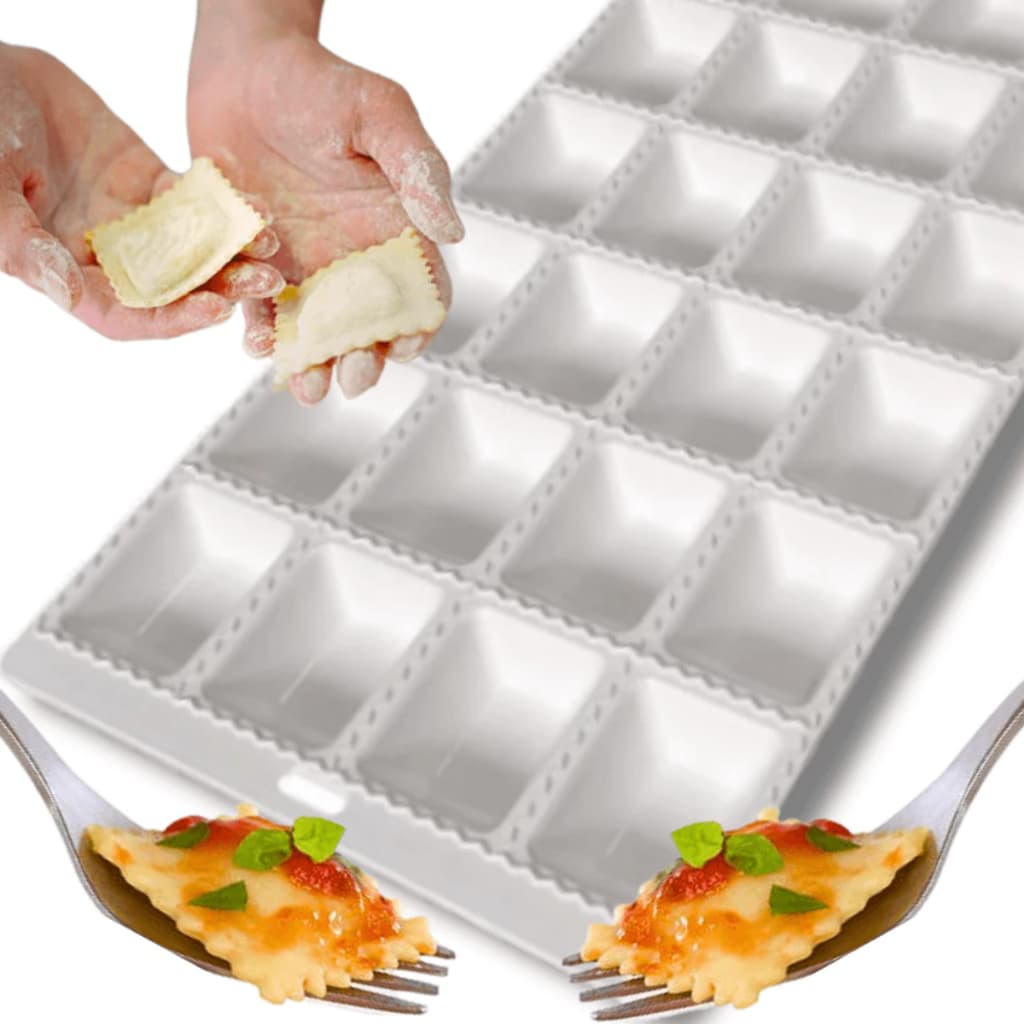 Forma Para Fazer Mini Pastel E Ravioli Recheado 24 Cavidades