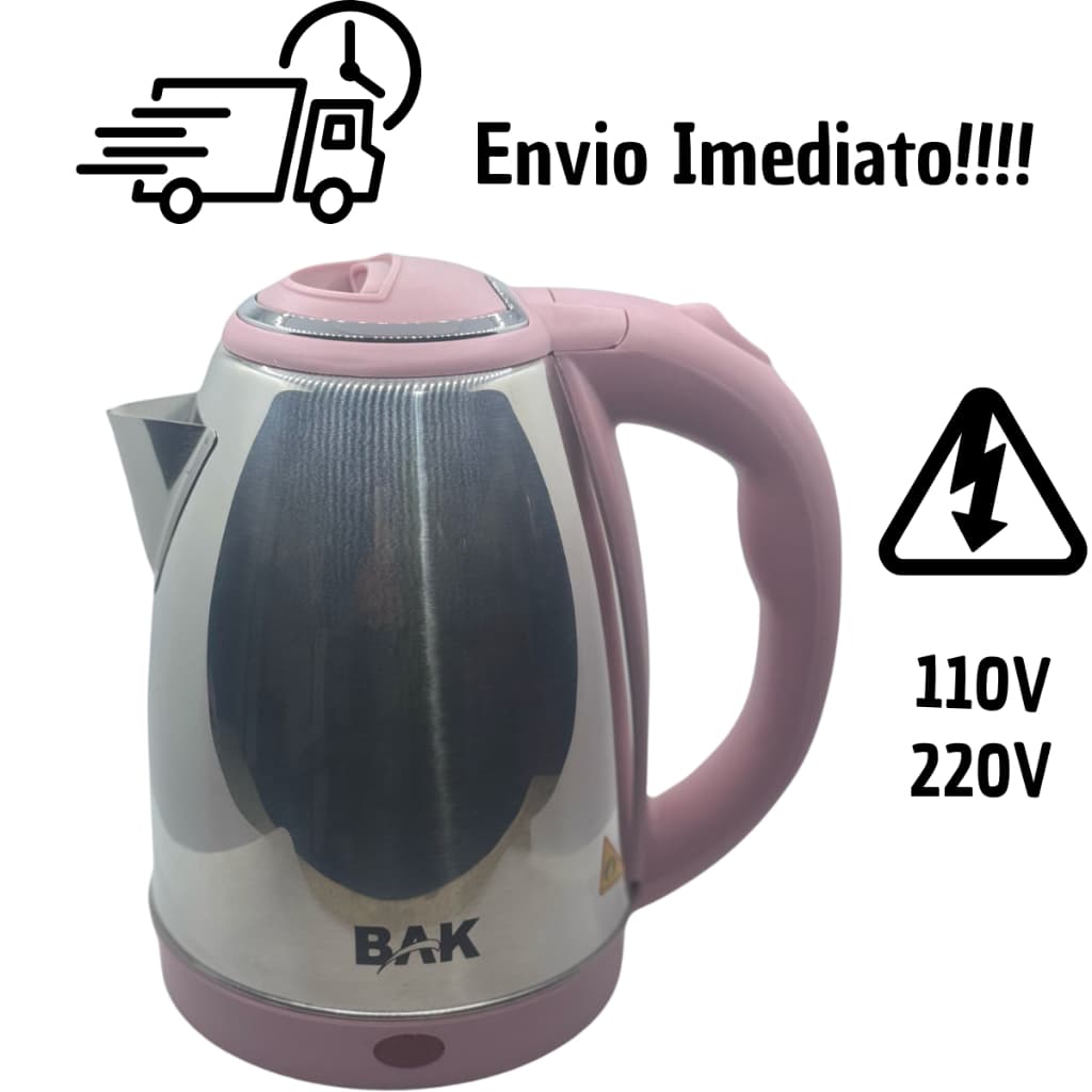 Chaleira Jarra Elétrica Inox Prática1,8 LItros Premium 1100W 110v/220v Envio Imediato