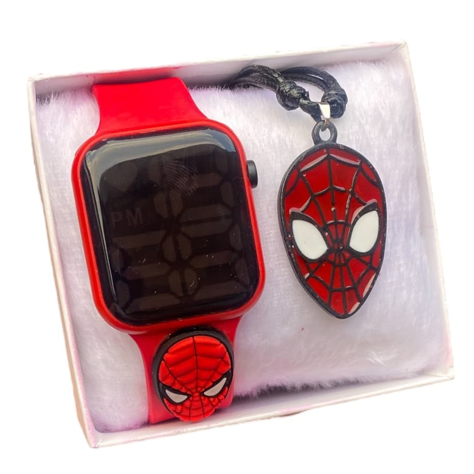 Kit Moda LED Pulseira Relógio Crianças Dos Desenhos Animados Digital Esportes À Prova Água Meninos masculino