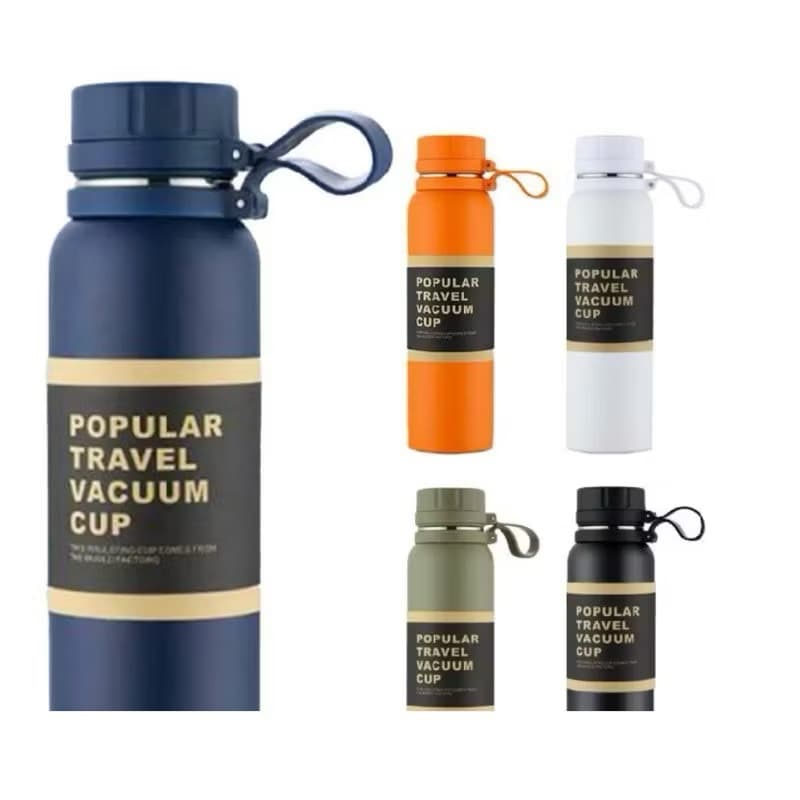 Garrafa Térmica 800ML/1000ML aço inoxidável para água quente gelada