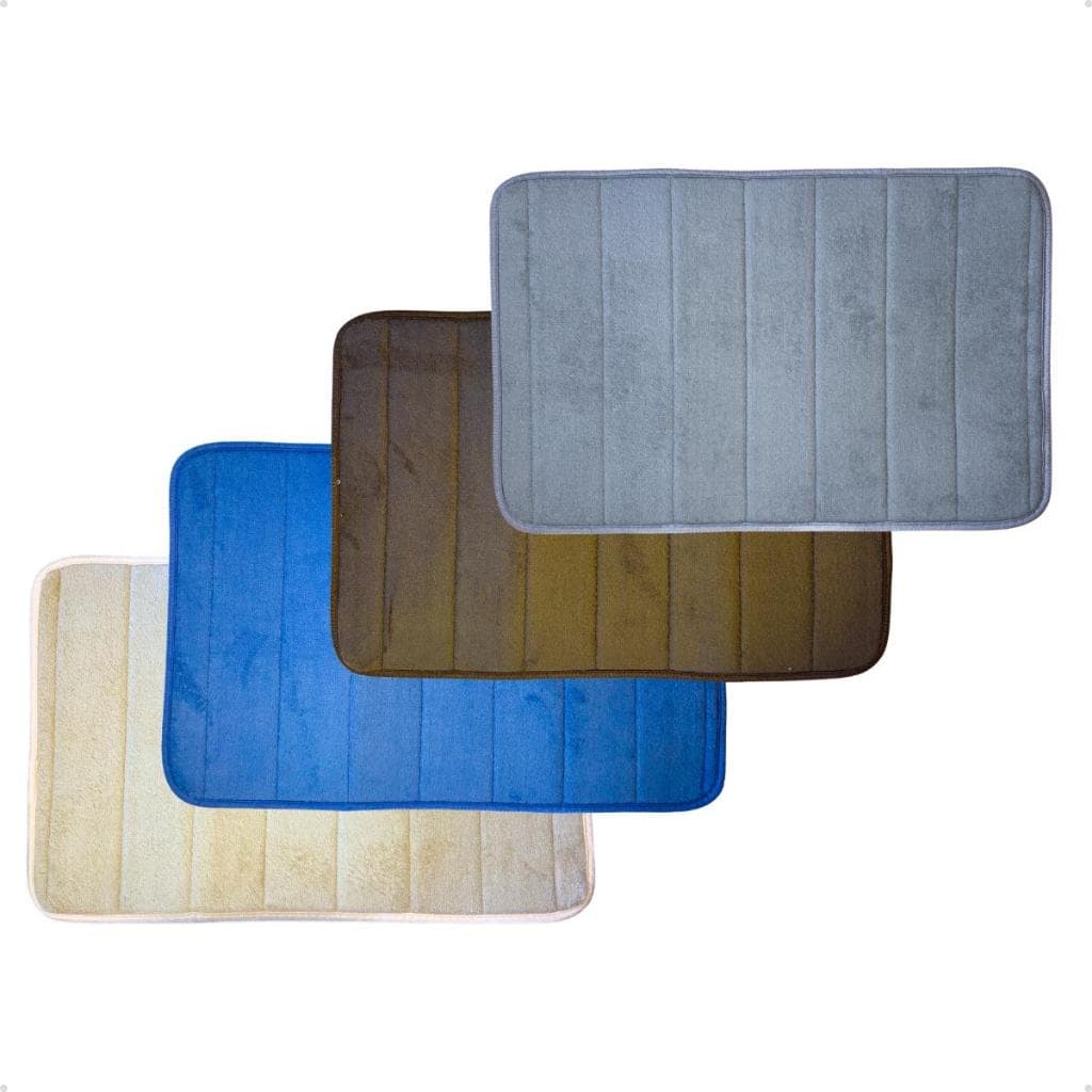 Tapete De Banheiro Soft Macio Antiderrapante Ultra Absorvente 60x40