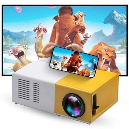 Mini Projetor Portátil Led 1080p 600 Lúmens Hdmi YG300 Envio Imediato