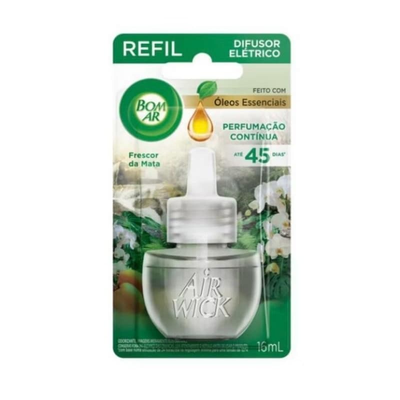 Refil Bom Ar Difusor Elétrico Oléo Essencial 16 ml(unidade)