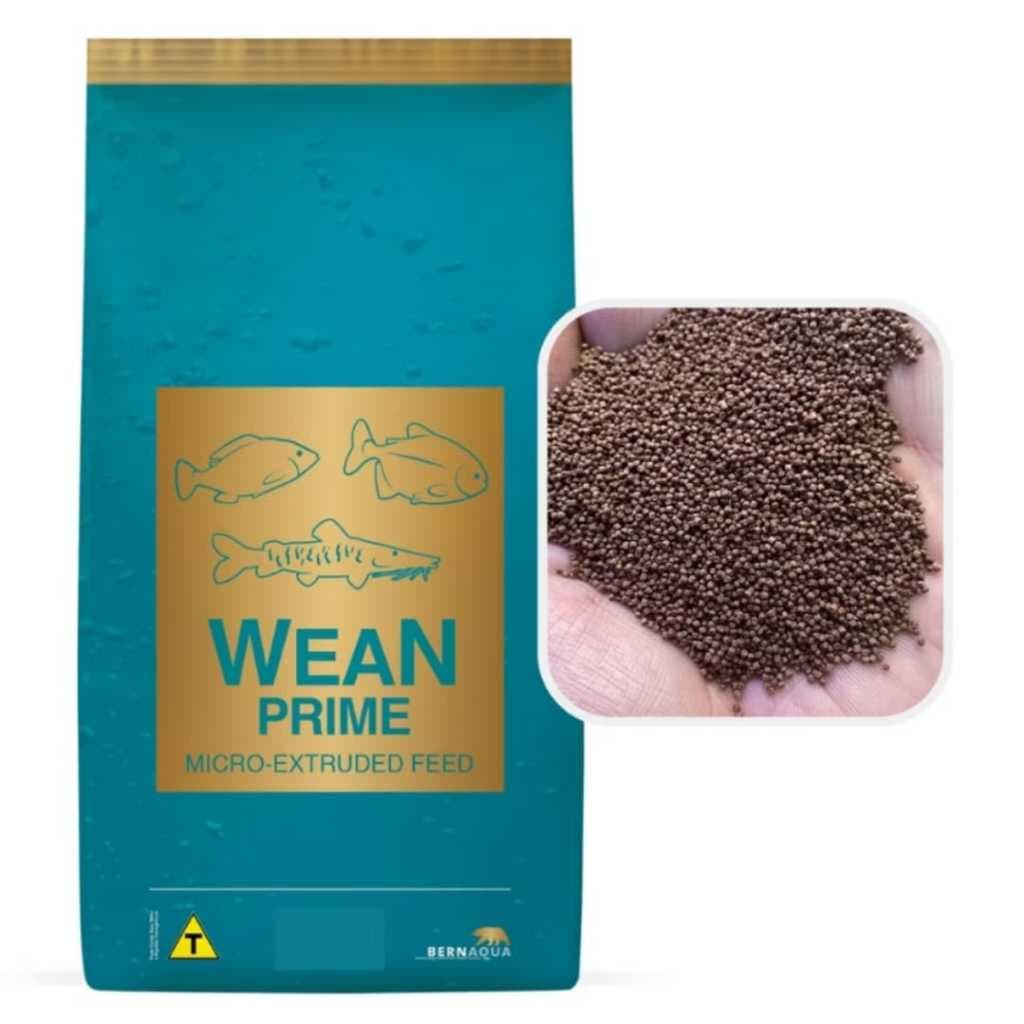 Ração Wean Prime 0.8 mm Starter Para Todo Tipo De Peixe 0.8mm 2kg Ótima Para fazer Massa para Pescar