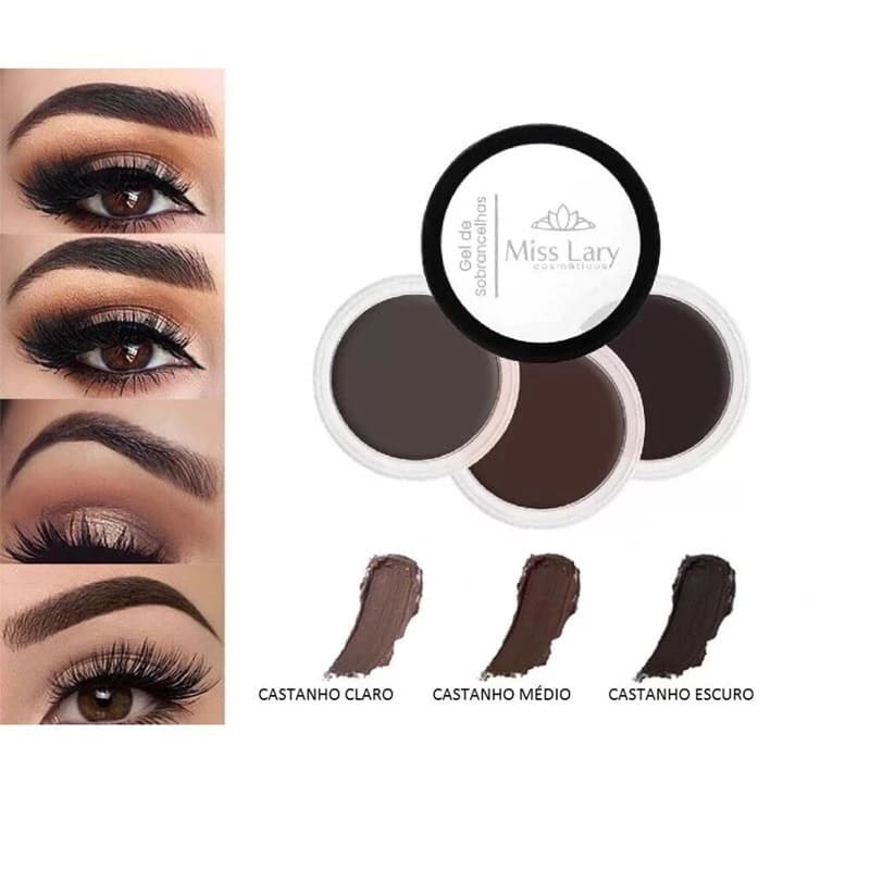 Pastinha de Sobrancelha Miss Lary Longa Duração - Gel de Sobrancelha