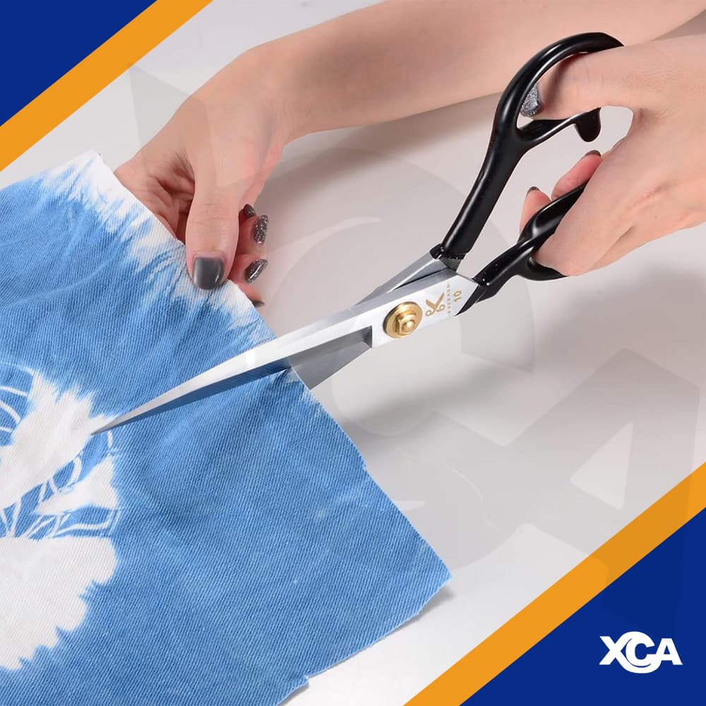 Tesoura Profissional Alfaiate Corte Aço Titanium Costura Costureira 8,9,10,11 e 12 Polegadas