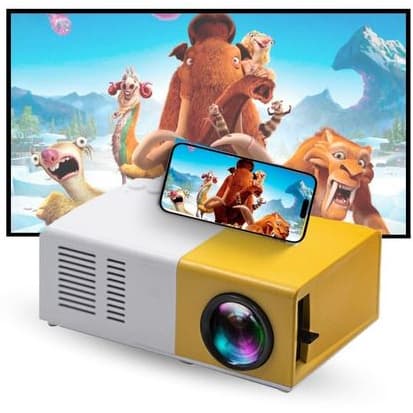 Mini Projetor Portátil Led 1080p 600 Lúmens Hdmi YG300 Envio Imediato