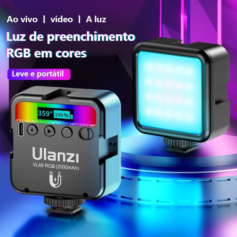 Fotografia Luz De Preenchimento Móvel Câmera , Computador Vídeo Tiro Ao Ar Livre Suave Luz Mini Portátil Bolso