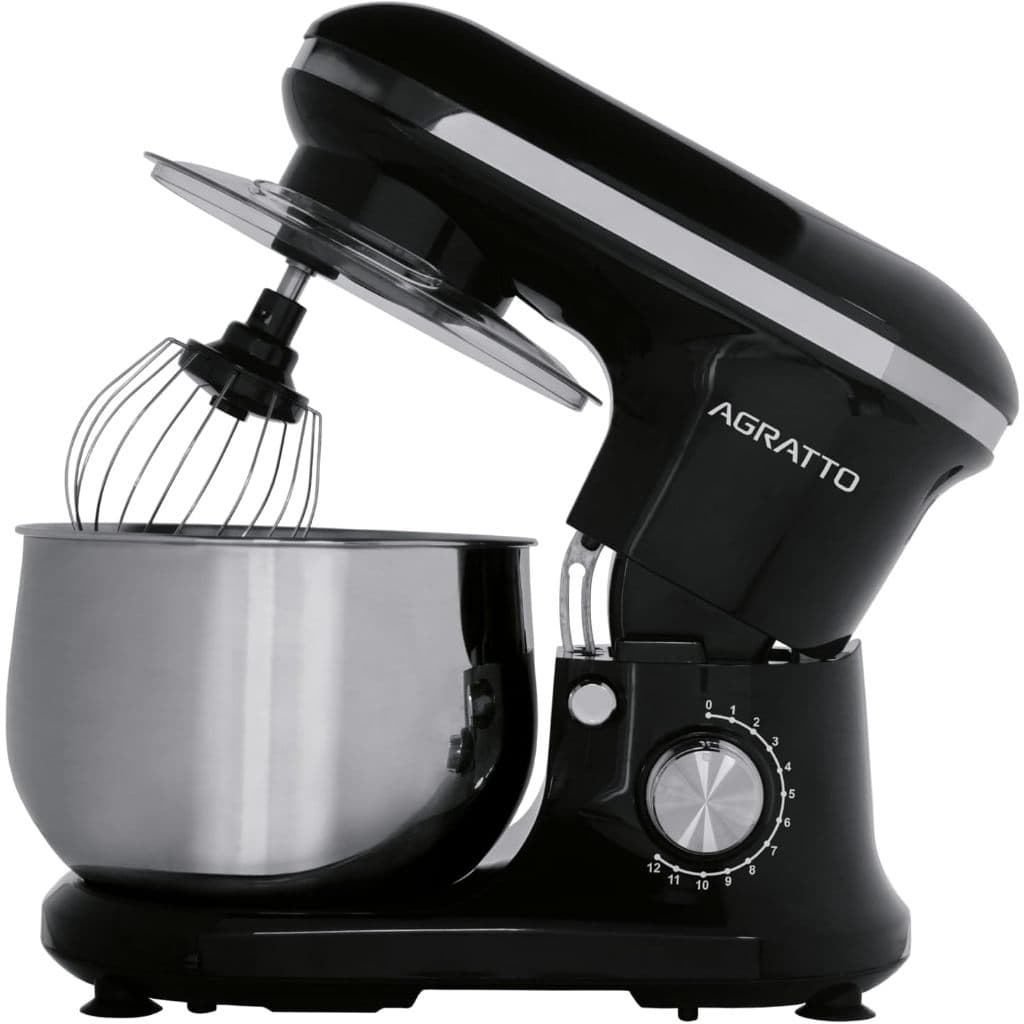 Batedeira Planetária Supremma Agratto Bowl 5 Litros ABPI1I Preto Inox