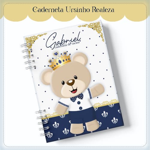 Caderneta de Saúde/Vacinação Personalizada capa dura