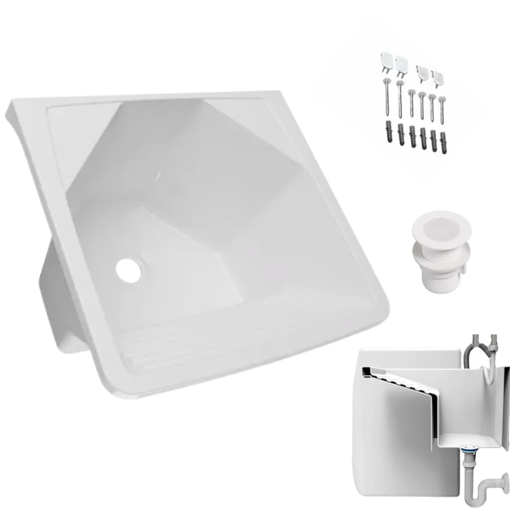 Astra Tanque Plástico 18 Litros Compacto + Fixação E Válvula