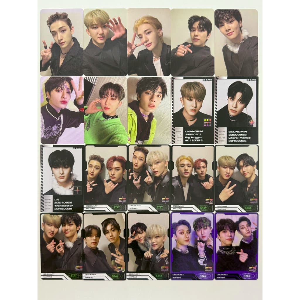 stray kids oddinary photocard original kpop