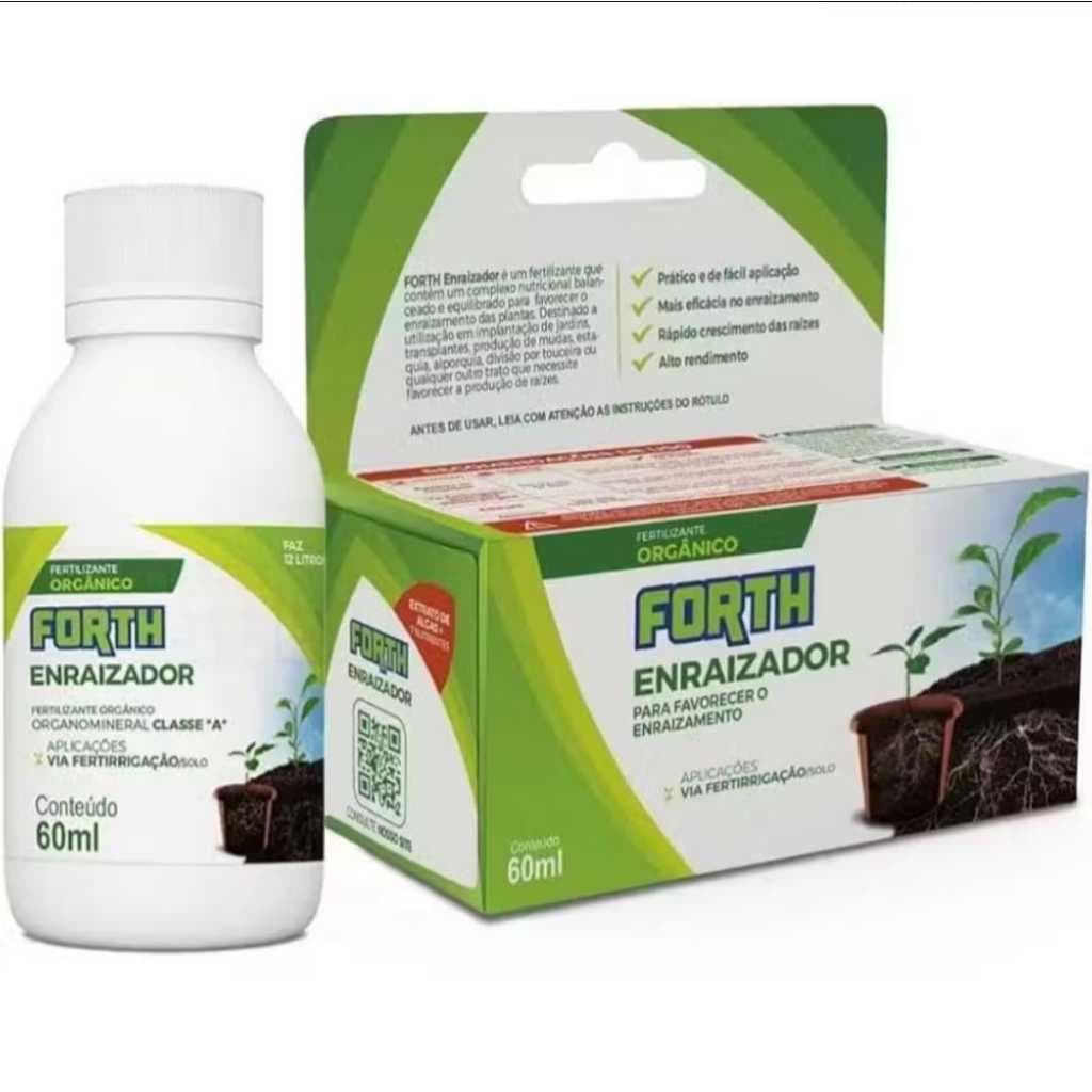 Fertilizante / Adubo Enraizador Forth 60ml - Rende 12 Litros Muito Potente