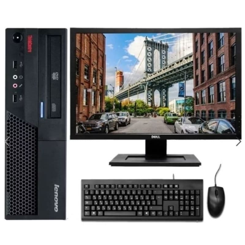 Kit Pc Computador Cpu Lenovo Dual Core OU core i5 Memoria 4gb  HD 160GB Wi-Fi Monitor 16 windows 10