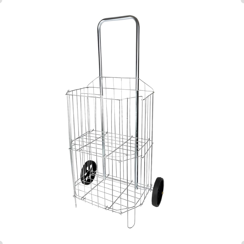 Carrinho Feira Cano Longo Pop Leve Portátil Eficiente Econômico