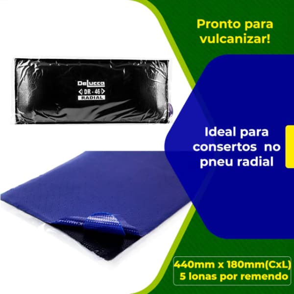 Manchão Radial c/ lugação Delucca Dr-46 - Caixa Com 01 Peça