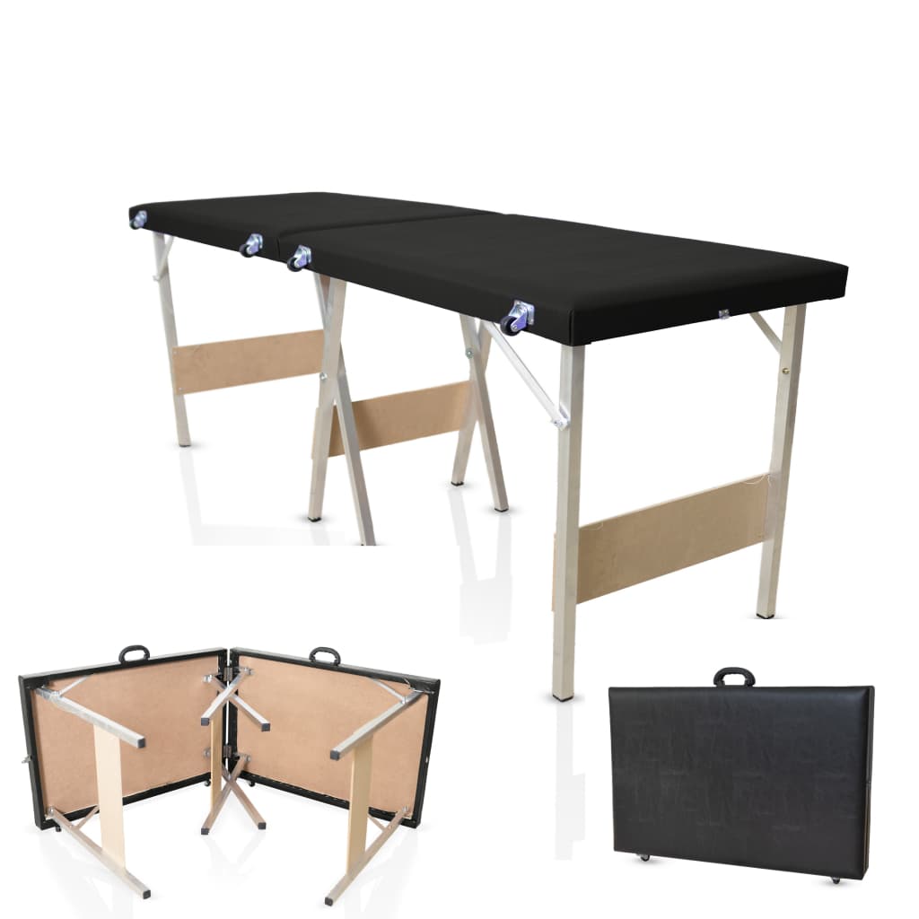 Maca dobrável portátil  Premium - Estética/Massagem/Cílios/Tatuagem-  240kg -ARTPUFF DO BRASIL