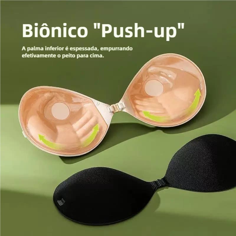Sutiã adesivo sem alças oculto Sexy adesivos de peito de Silicone feminino Push-Up vestido de casamento vestido estiling