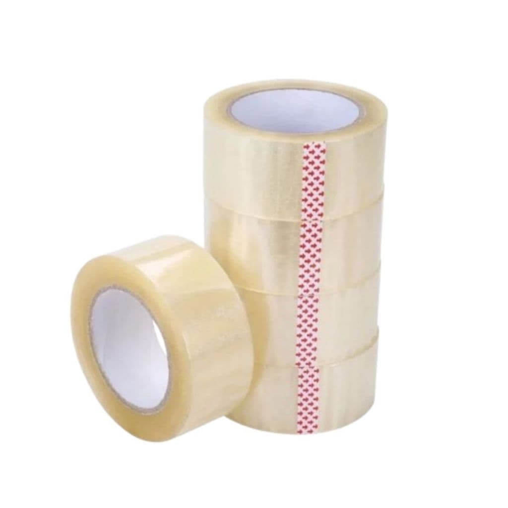 Kit 6 Fitas Adesiva Durex Transparente 45mm X 100 Metros Cola forte