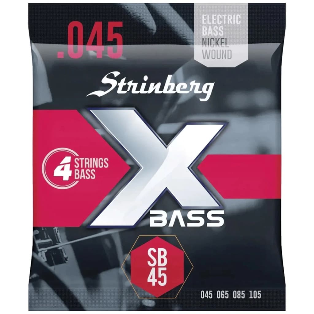 Encordoamento Baixo 4 Cordas Strinberg SB45 Níquel 045-105