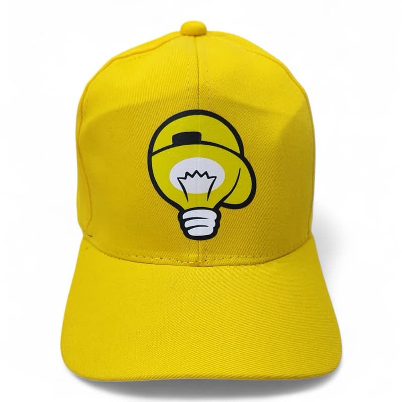 Boné Amarelo BONÉ AMARELO do Leozinho LÂMPADA NOVA Evolução dos elementos boné dos rosas Leozin