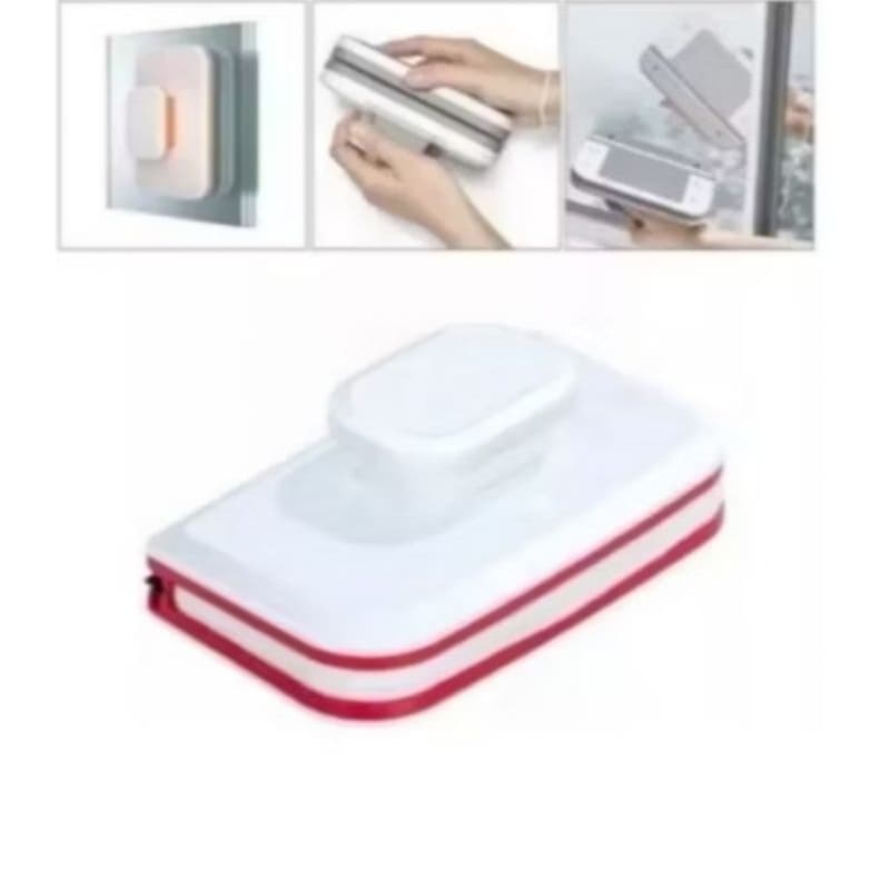 Limpador de janelas magnético duplo limpa vidros escova lavar limpeza doméstica externa com segurança