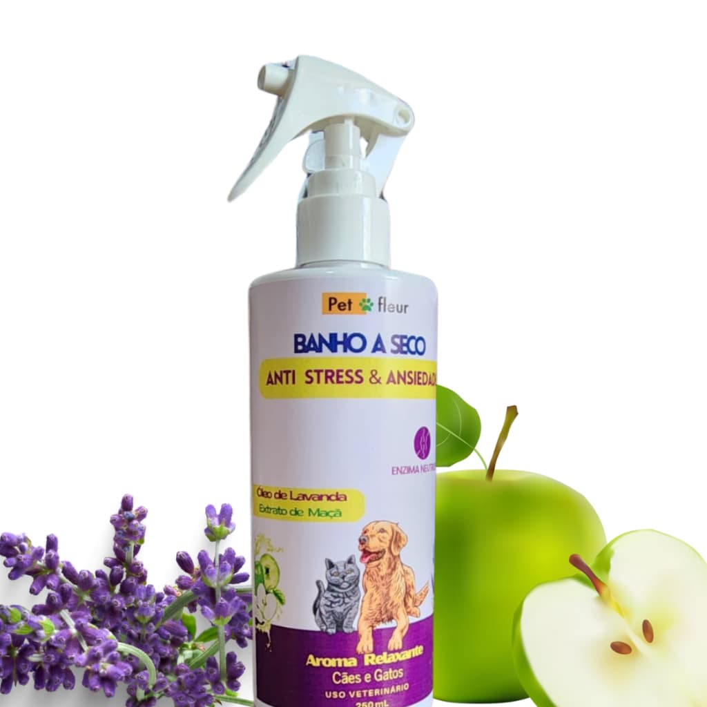 Banho a Seco Antiodor para Cães e Gatos – Limpa, Hidrata e Elimina Odores | Ação Antiestresse