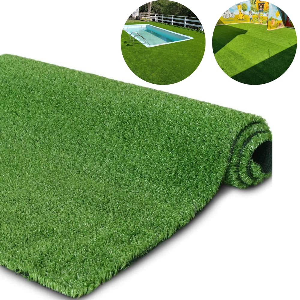 Tapete de Grama Sintetica 12mm ( 2m²) 2,00m x 1,00m Para Decoração, Jardim e Campo de futebol