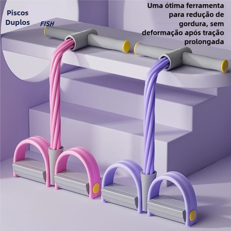 Elástico Extensor de Exercícios Pull Reducer Multi Função Academia Em Casa Uso Profissional