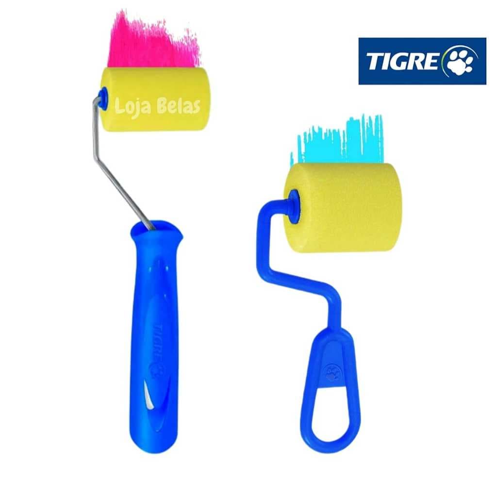 Rolinho Rolo de Espuma  - Tigre