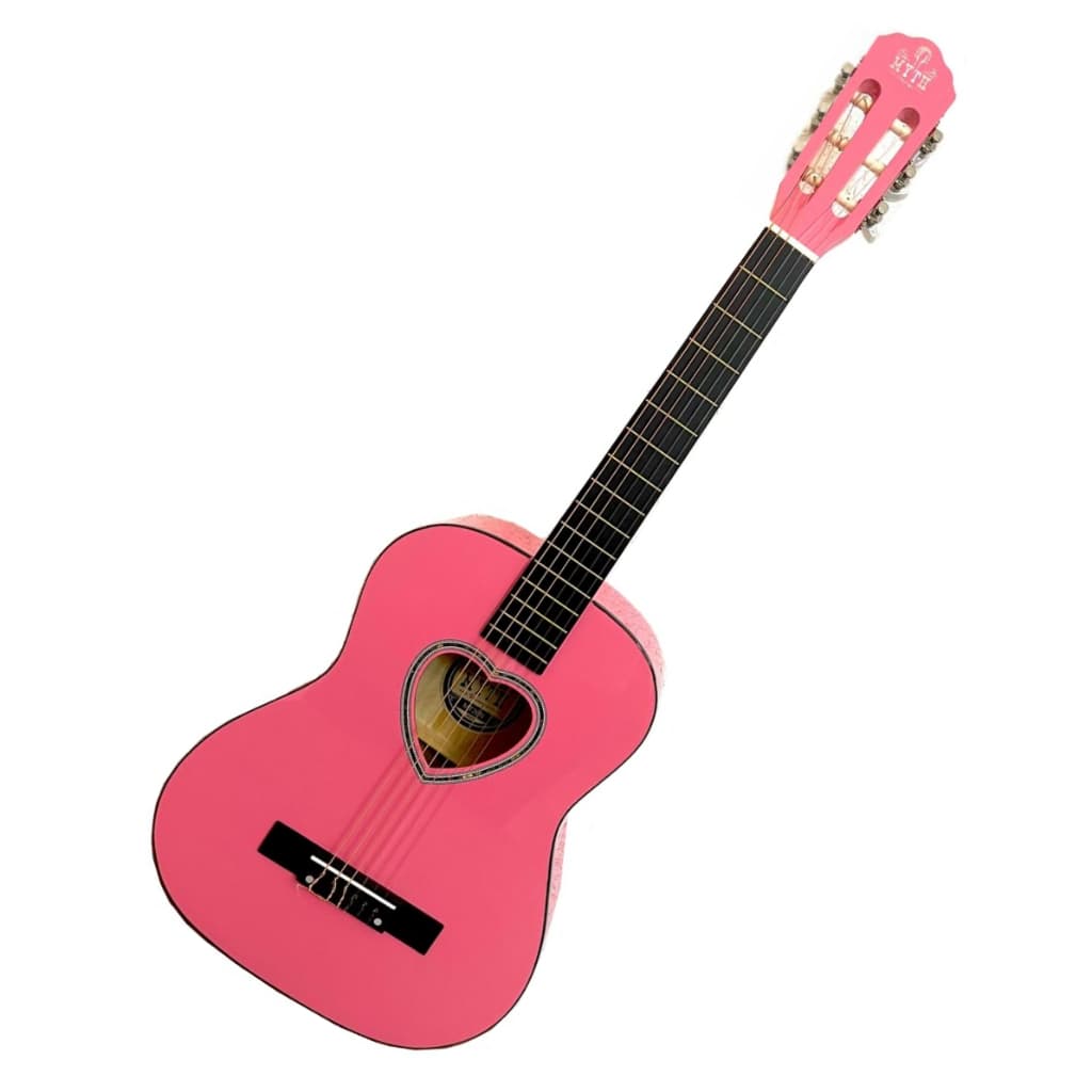 Violão Acústico Juvenil Tamanho 3/4 - Rosa / Pink Náilon MYTH - MT34N