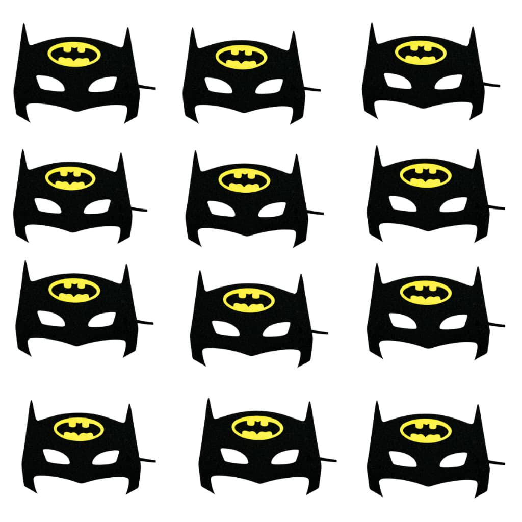 Mascara Batman Fantasia Infantil E.v.a, kit c/ 10 para Festas, lembrancinhas, brincadeiras, entretenimento