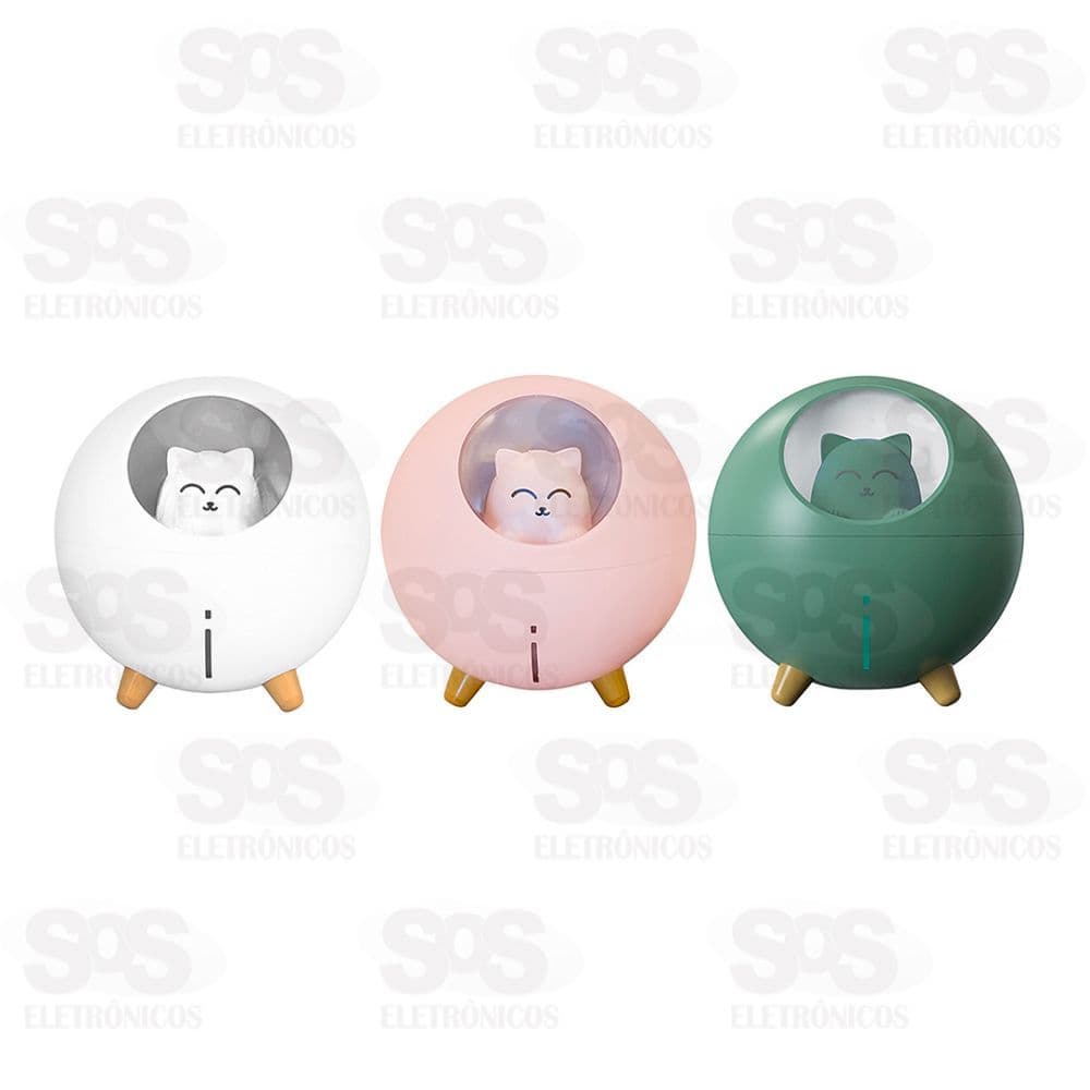 Umidificador De Ar Gato Astronauta 220ML Altomex AL-2792.