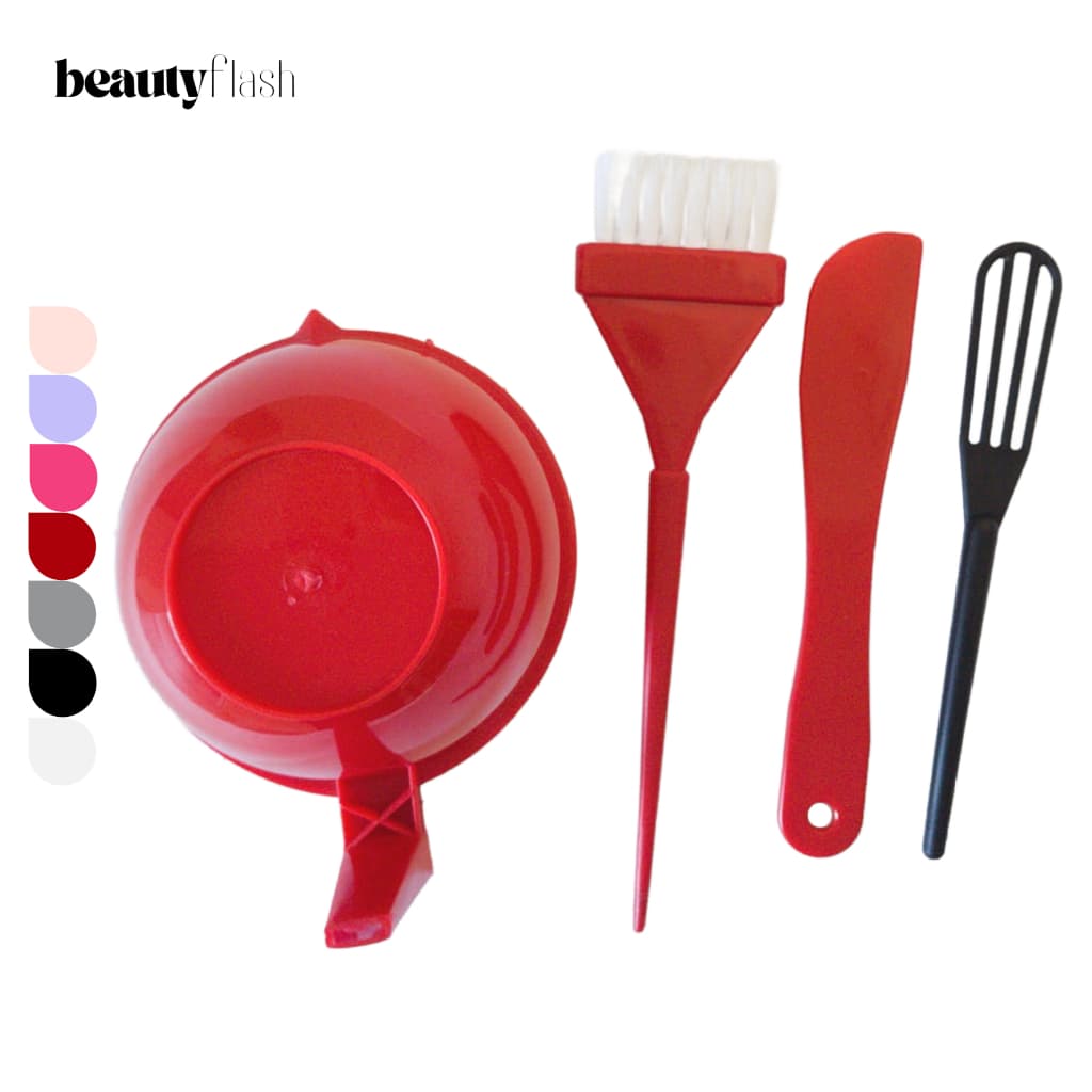 KIT Estética Pincel Aplicador Cerda Branca para Máscara e Corpo com Batedor de Cremes Profissional