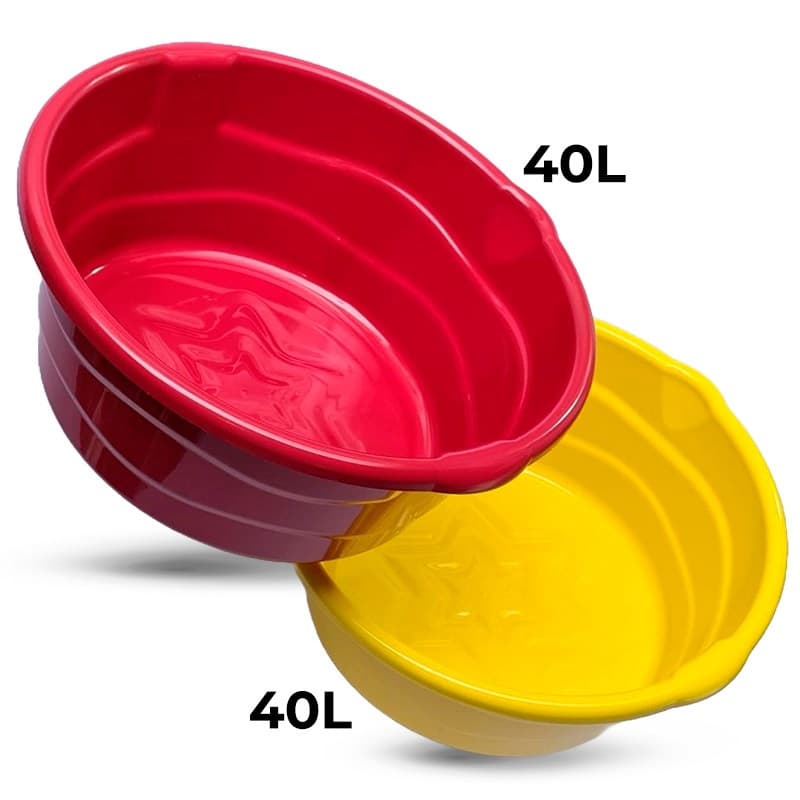 BACIA GRANDE DE PLASTICO 40 LITROS 25X55CM