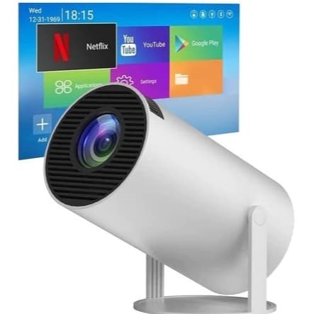 Projetor 4K HD 150 Polegadas Celular, Tv B0x, Xbox, PS, Pc, Wifi e Bluetooth HY300 Magcubic 110/220