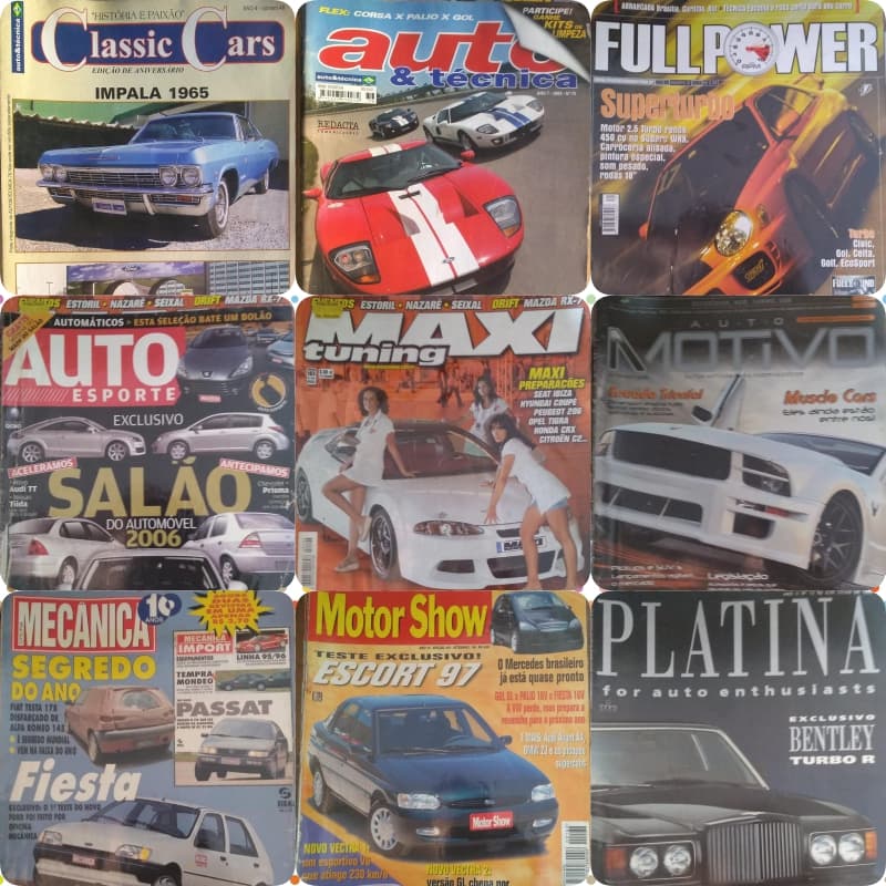 REVISTA: CARROS - VARIOS [Venda Por Unidade ou Lote]