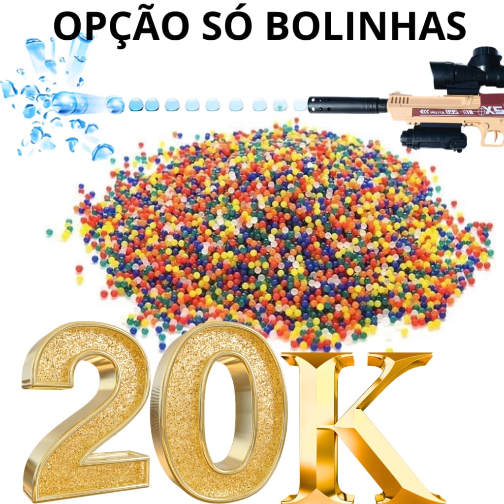 bolinhas de gel para arma automática de gel lançador de orbez LINHA ORBSHOT 7-8mm