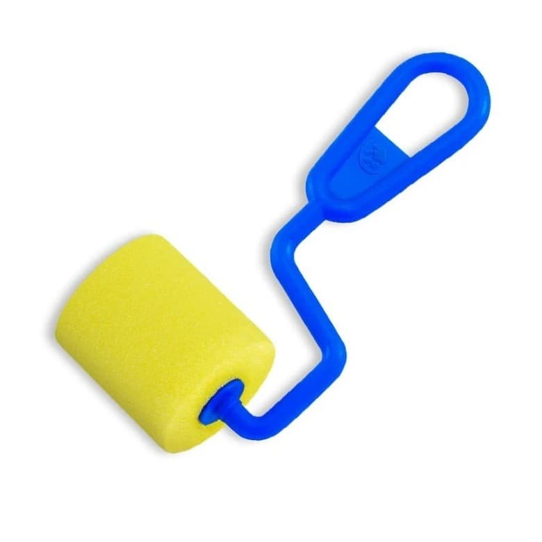 Rolo Pintura Espuma Amarela 4 e 9 Cm Tigre