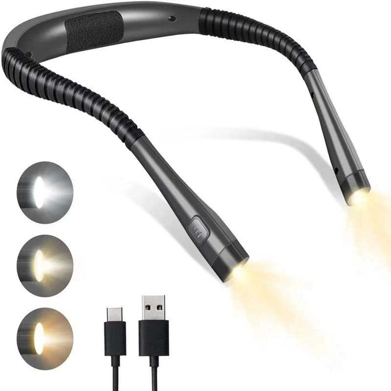 Luz De Leitura De Pescoço Dobrável Luz Leitura Recarregável Alta qualidade