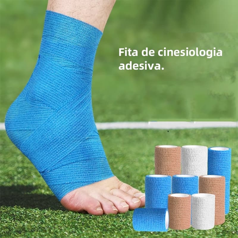 Fita Esportiva Portectiva Envoltório Atlético Auto-Adesivo Protetor De Dedos Musculares Para Basquetebol Fitness