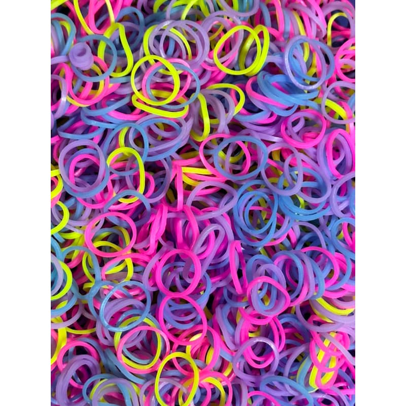 1000 und Elástico Silicone Borrachinha Liga Pet para Penteados Banho e Tosa Pet Shop Laços para Cachorro